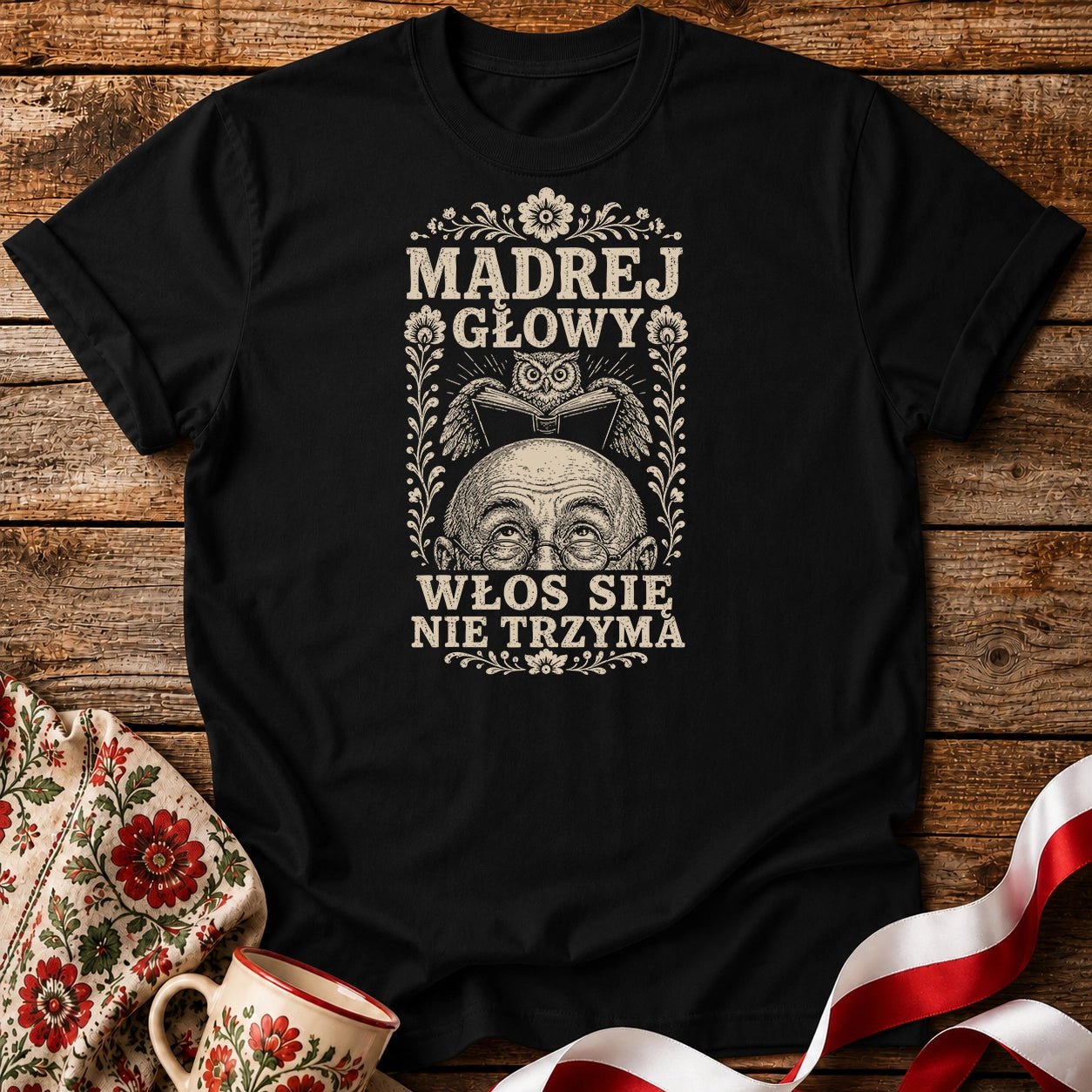 Mądra Głowa Unisex T-Shirt