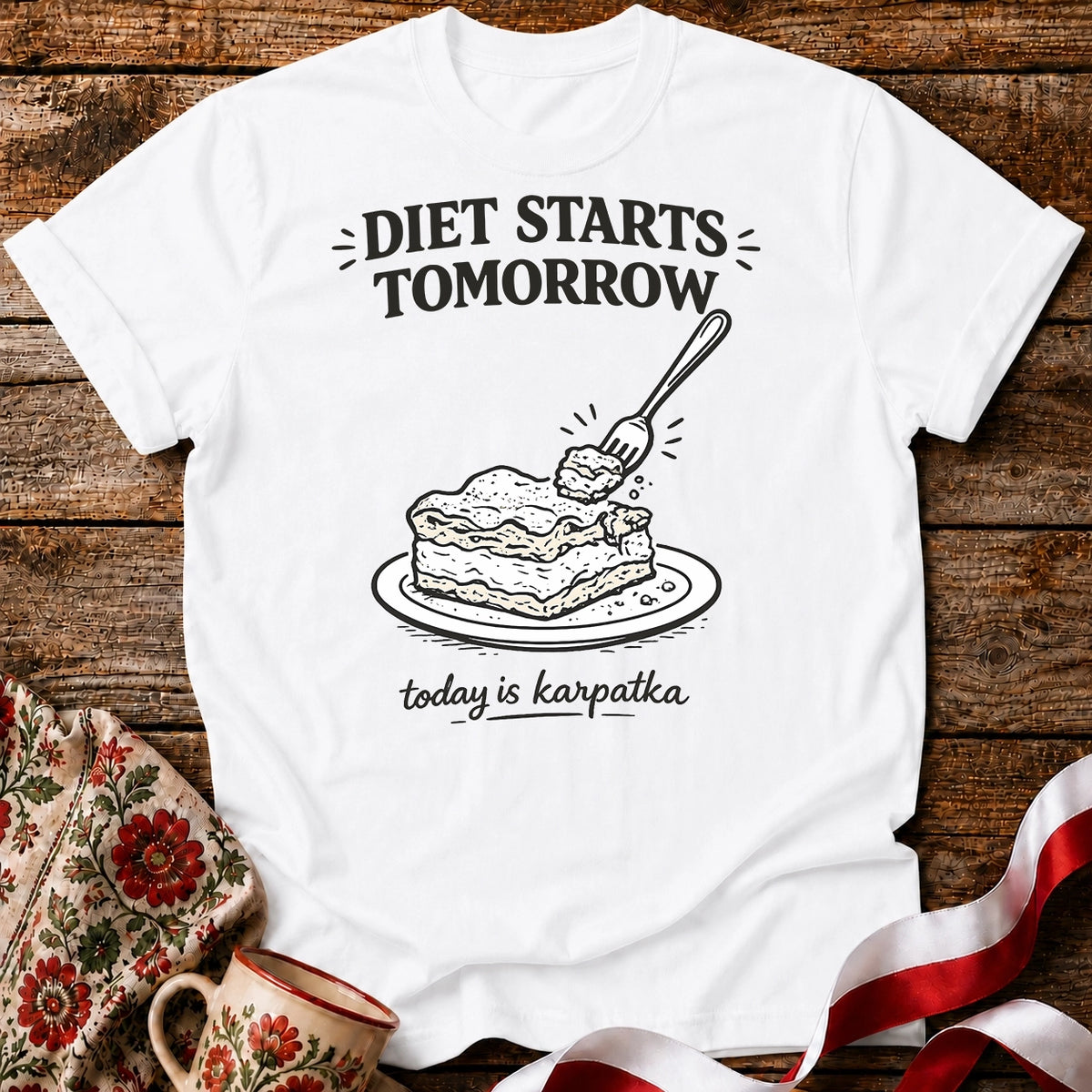 The Diet Starts Tomorrow Unisex T-Shirt