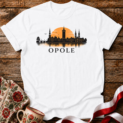 Opole Sunset Skyline Polish City Unisex T-Shirt