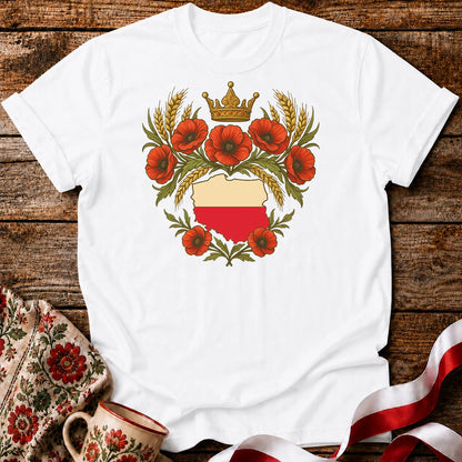 Crowned Polish Roots Unisex T-Shirt