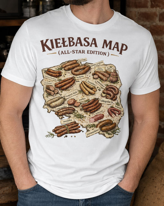 Kielbasa Map All-Star Unisex T-Shirt