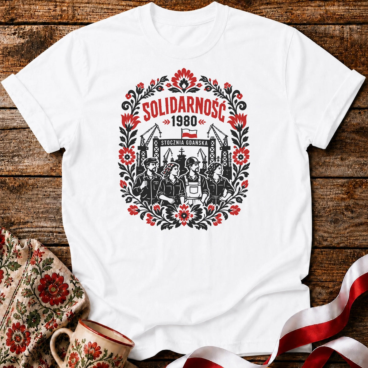 Solidarność Folk 1980 Unisex T-Shirt