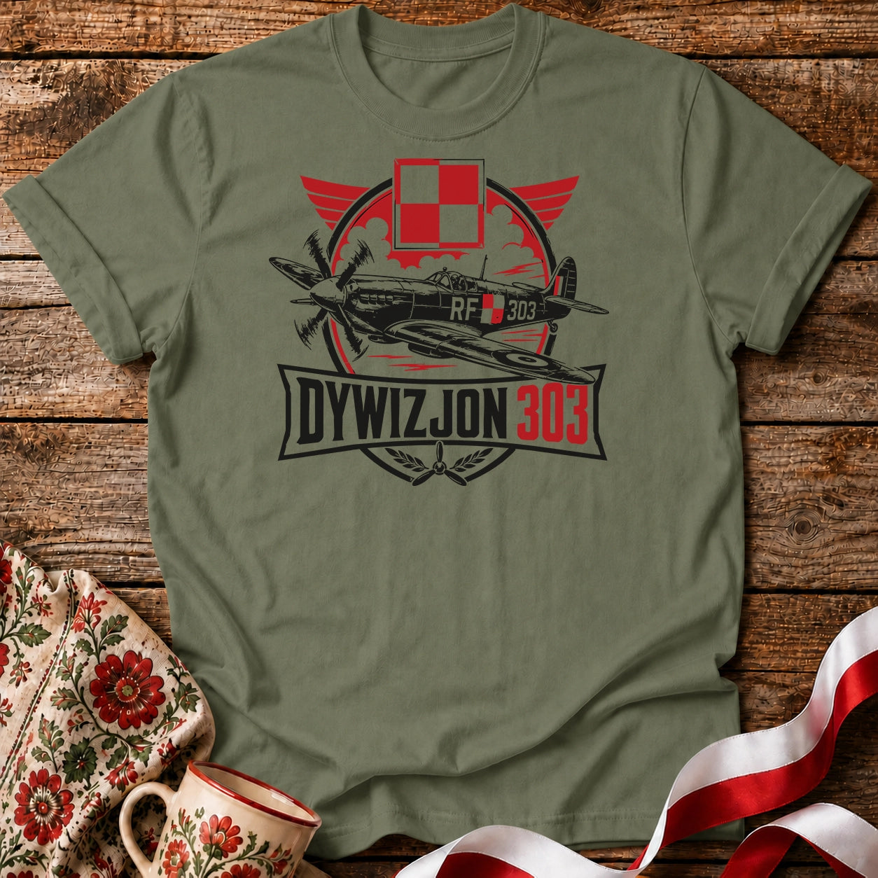 Dywizjon 303 Badge Unisex T-Shirt