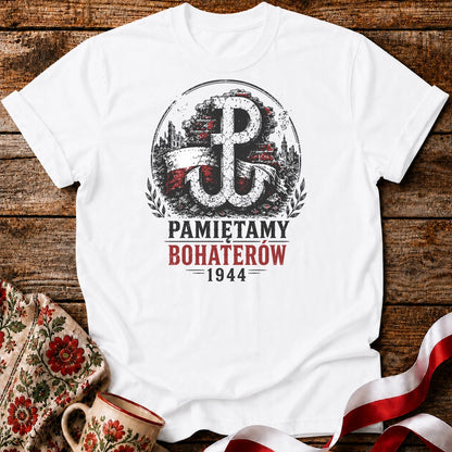 Pamiętamy Bohaterów 1944 Unisex T-Shirt