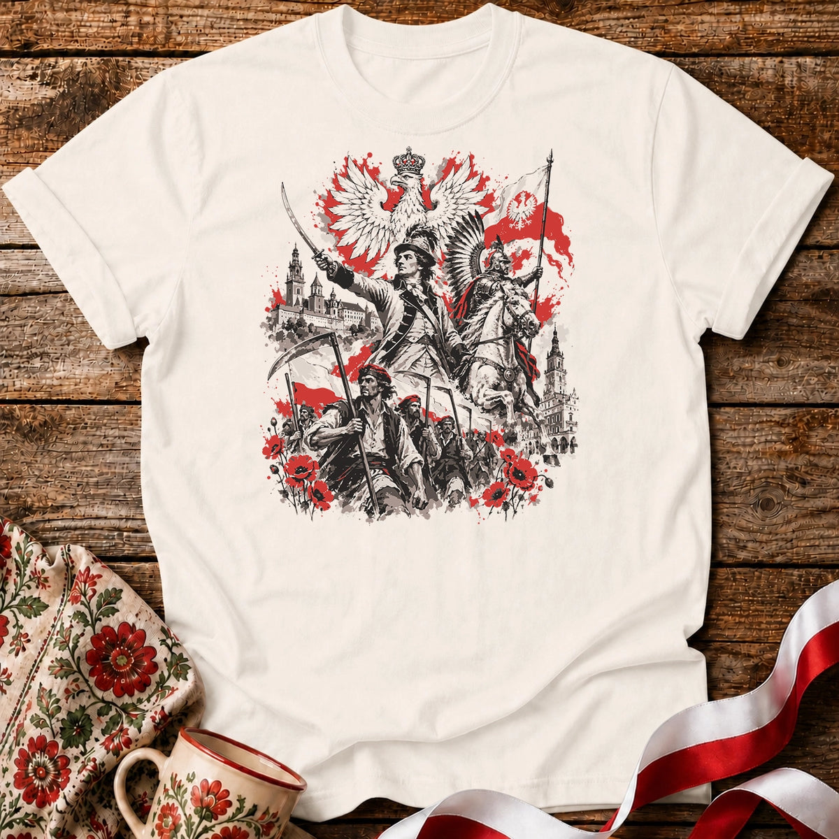 Polish Heritage and Freedom Unisex T-Shirt