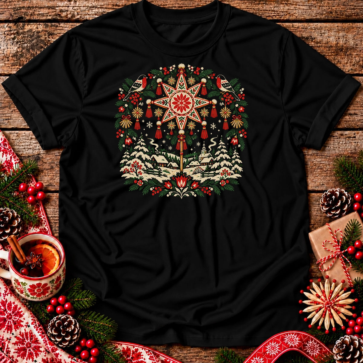 Polish Christmas Star Unisex T-Shirt