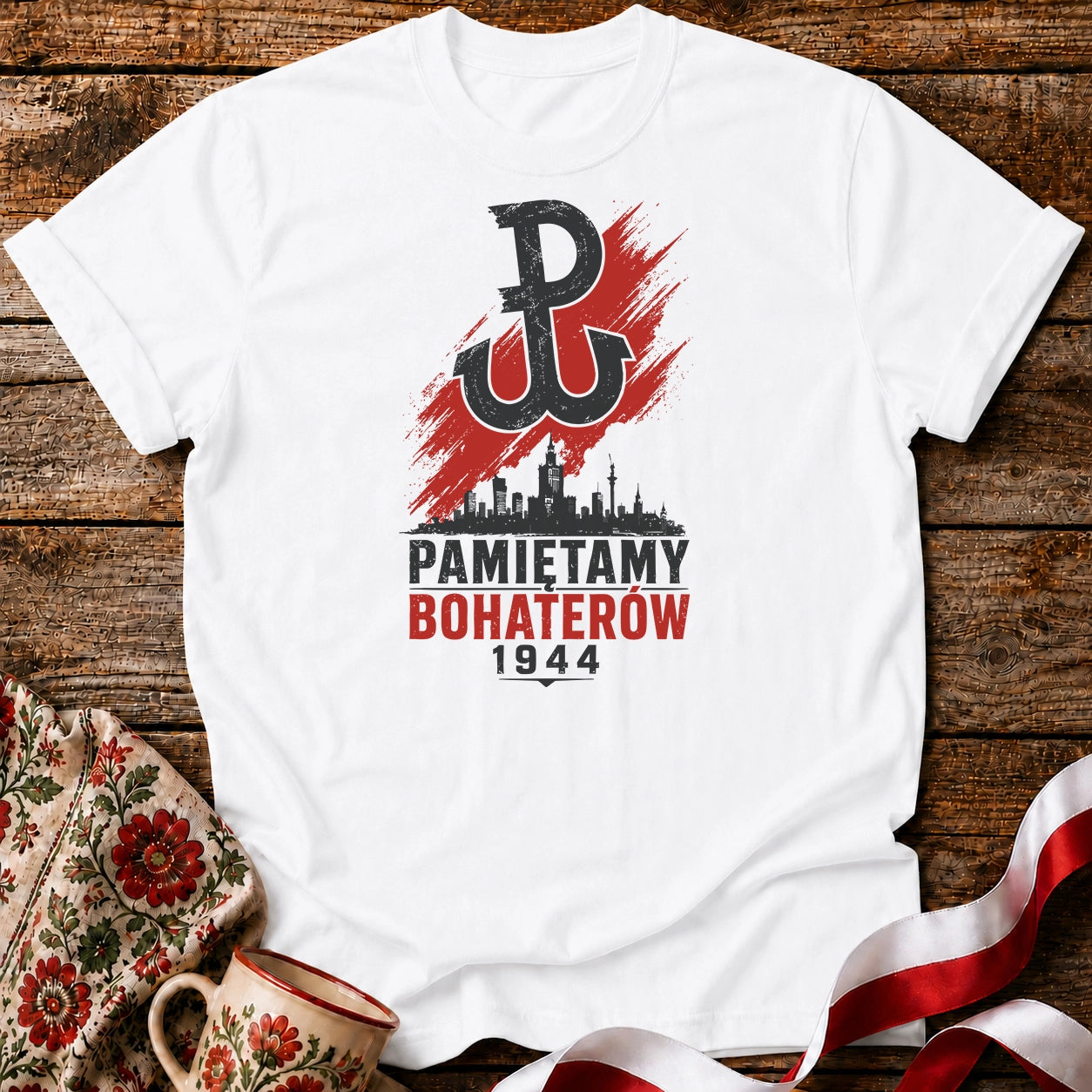 Pamiętamy Bohaterów 1944 Unisex T-Shirt