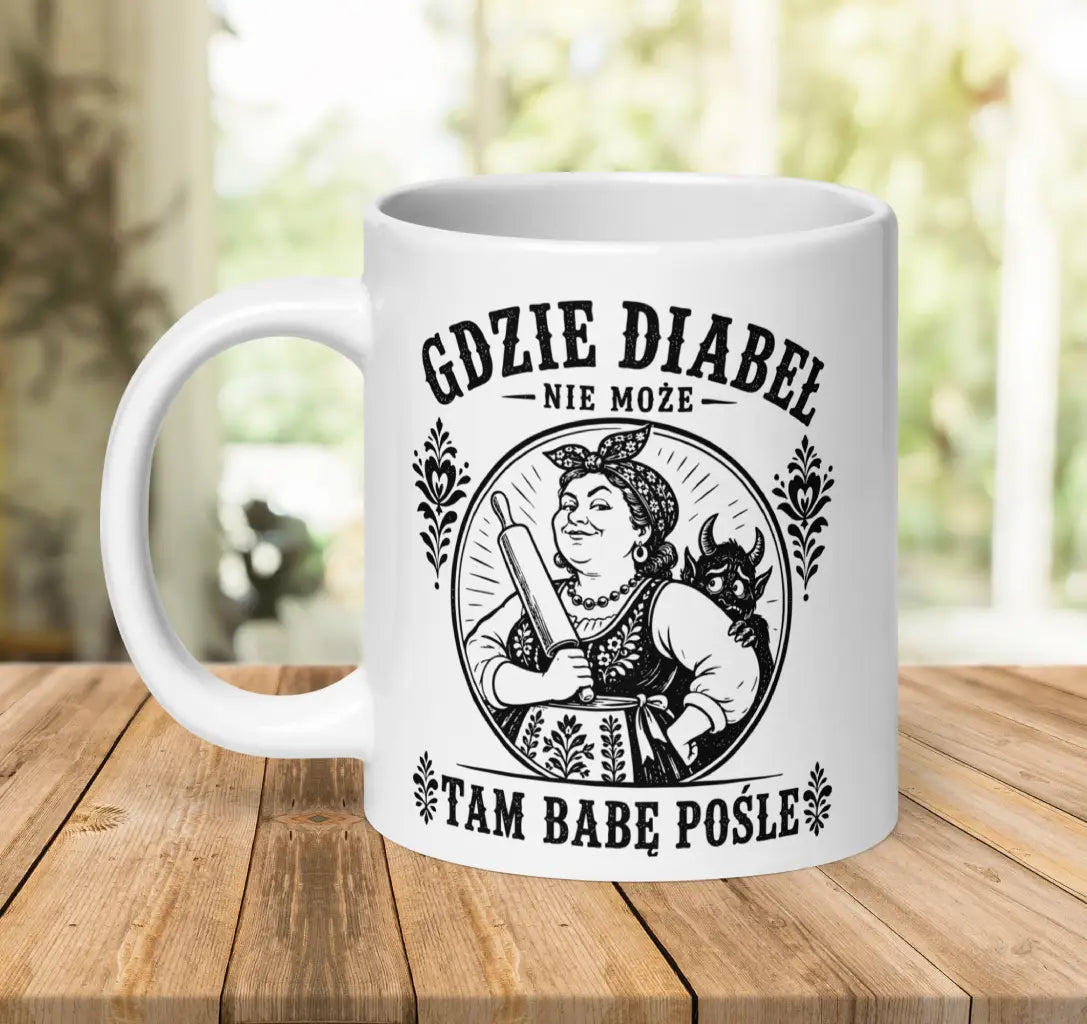 Gdzie Diabeł Nie Może Mug