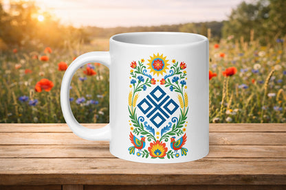 Slavic Folk Mokosz Wycinanka Mug