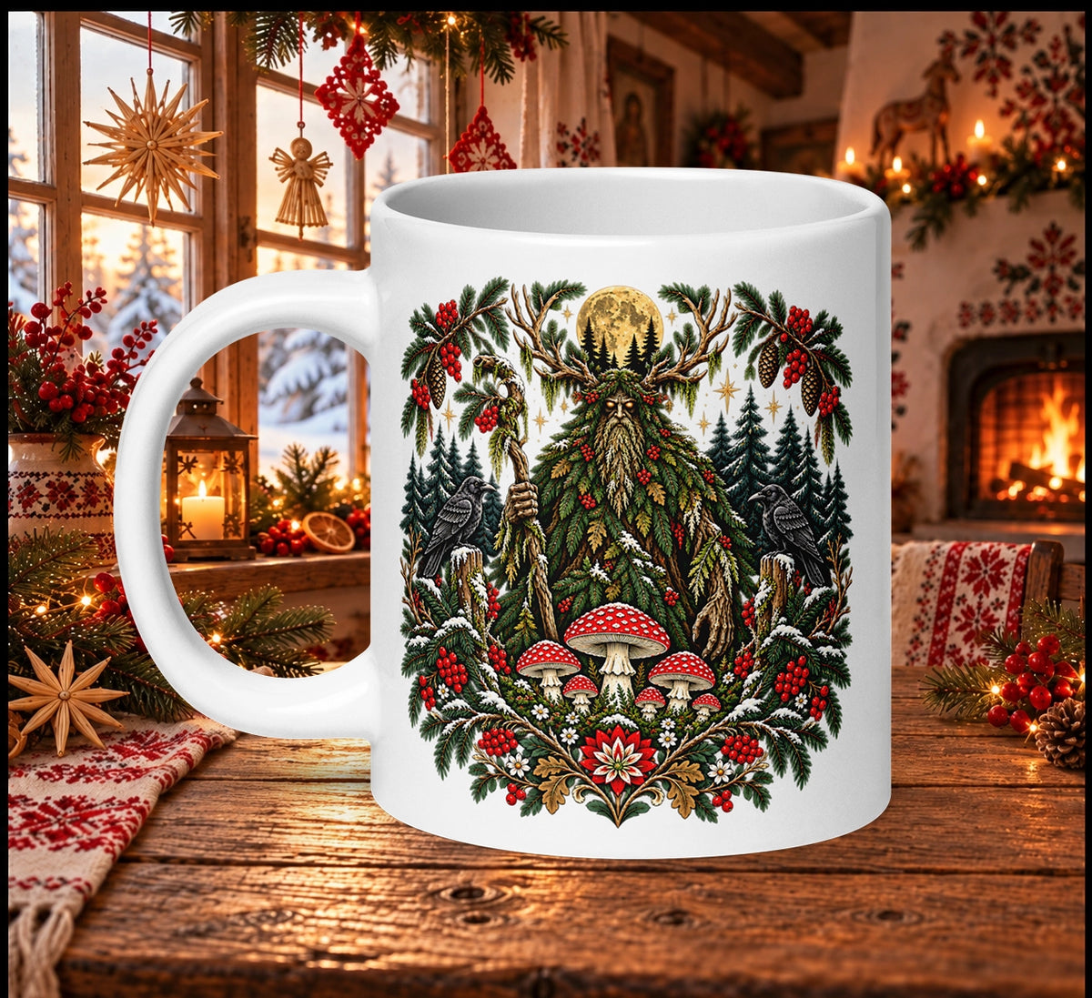 Slavic Christmas Leshy Mug