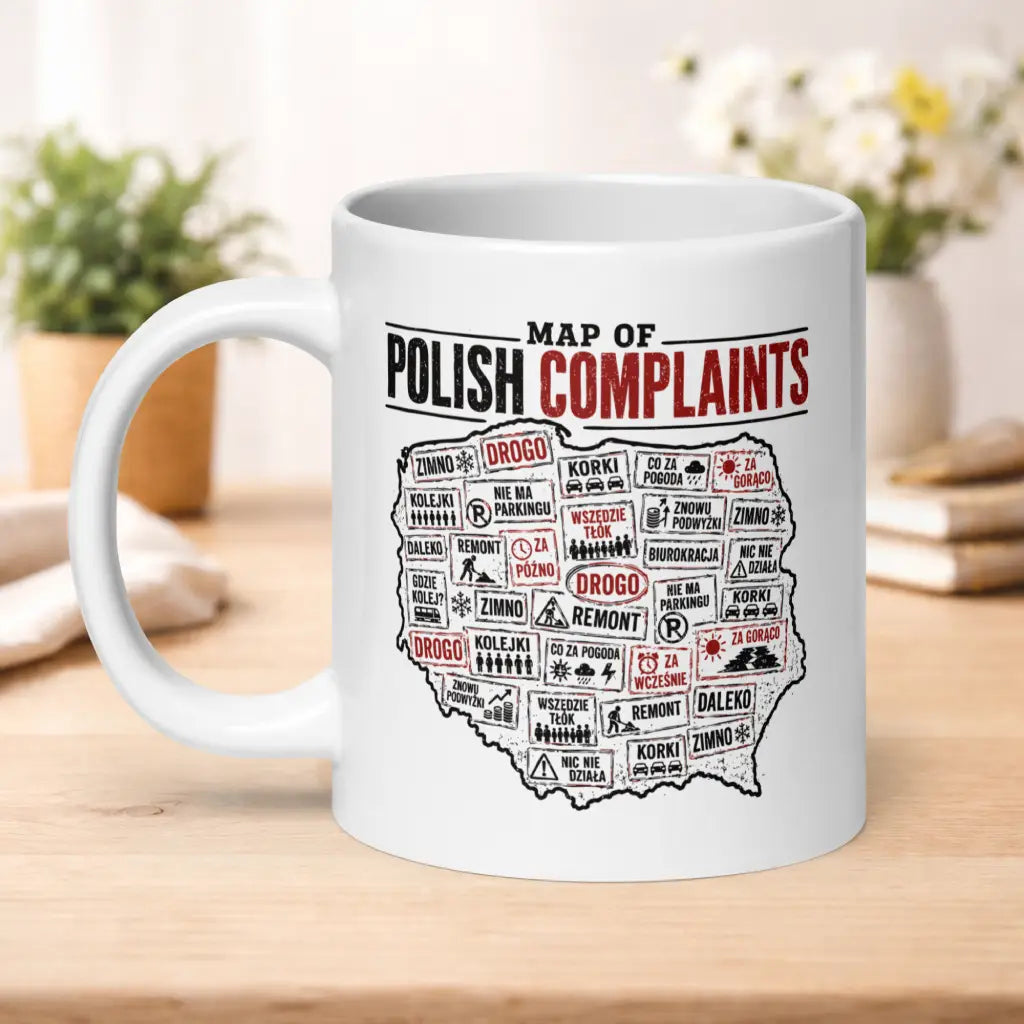 Polish Complaints Map Mug