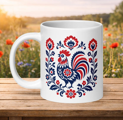 Polish Folk Rooster Mug