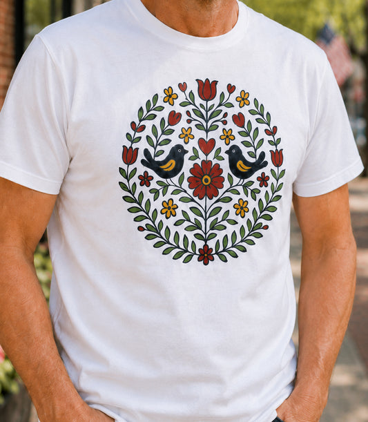 Slavic Folk Bloom Unisex T-Shirt