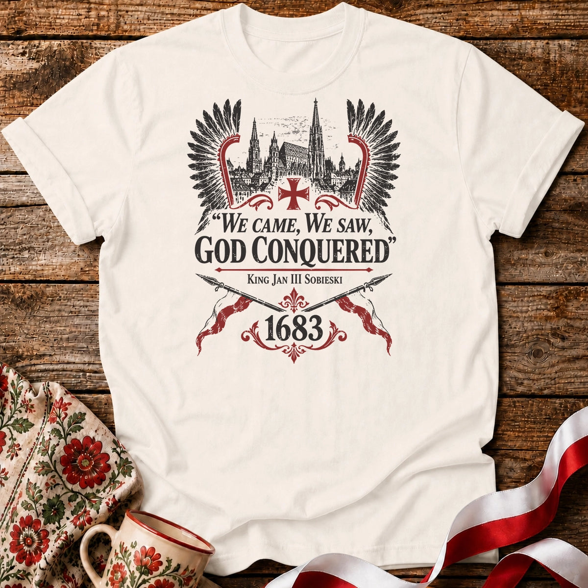 We Came We Saw God Conquered Unisex T-Shirt