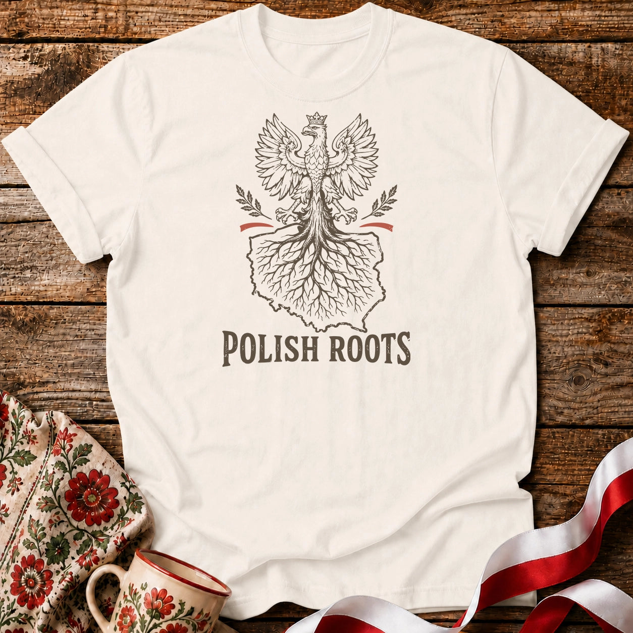 Polish Roots Eagle Unisex T-Shirt