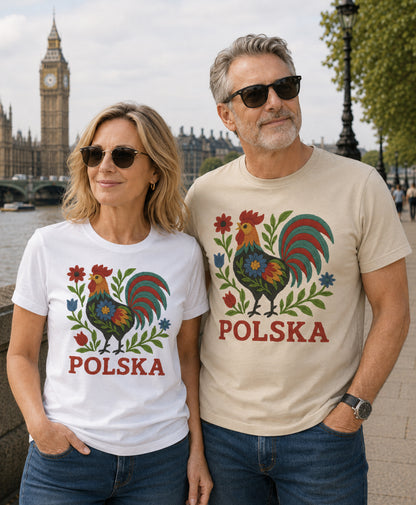 Slavic Folk Rooster Unisex T-Shirt