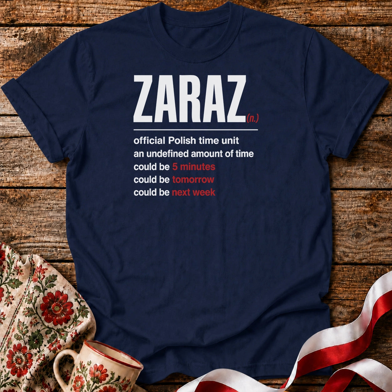 Zaraz Polish Time Unisex T-Shirt