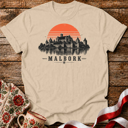 Malbork Sunset Castle Polish City Unisex T-Shirt