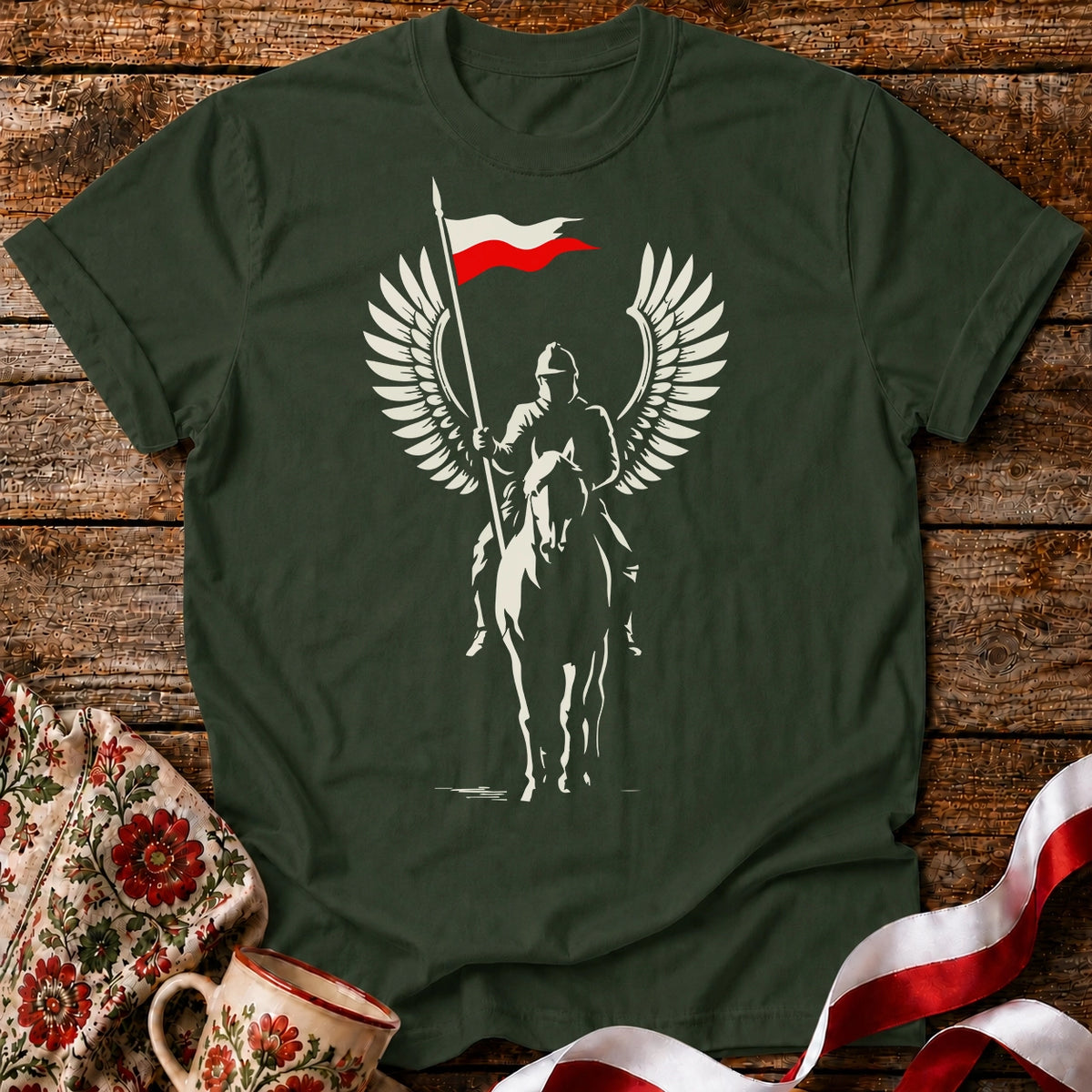Polish Hussar Rider Unisex T-Shirt