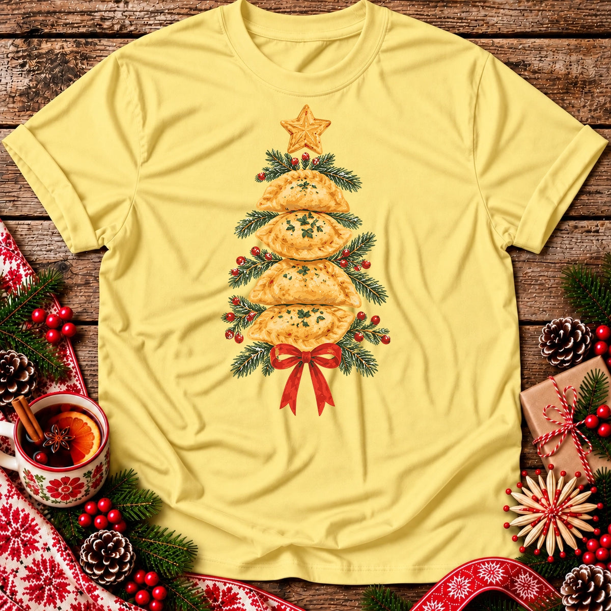Pierogi Christmas Tree Unisex T-Shirt