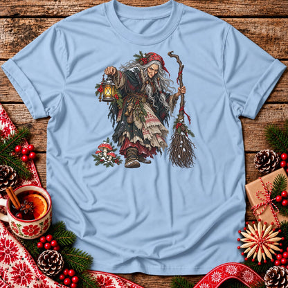 Christmas Baba Yaga with Lantern Unisex T-Shirt