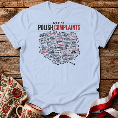 Polish Complaints Map Unisex T-Shirt