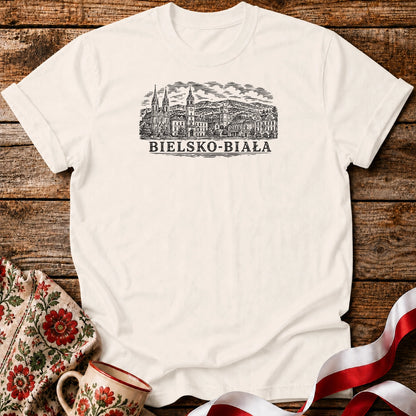 Bielsko-Biała Dark Skyline Unisex T-Shirt