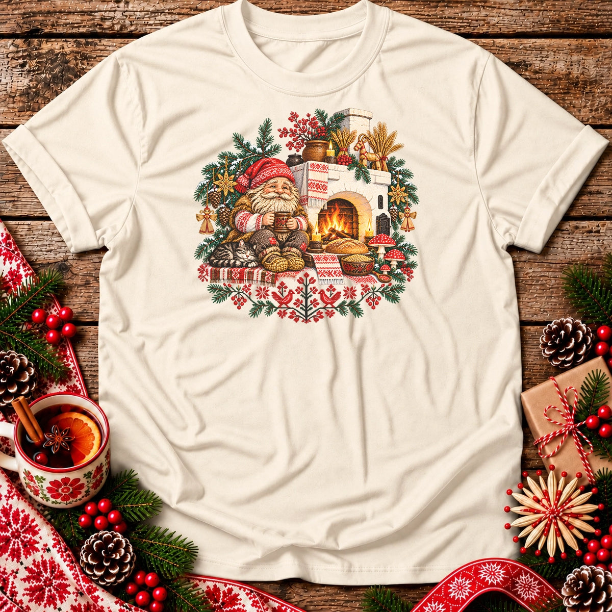 Christmas Domownik by the Hearth Unisex T-Shirt