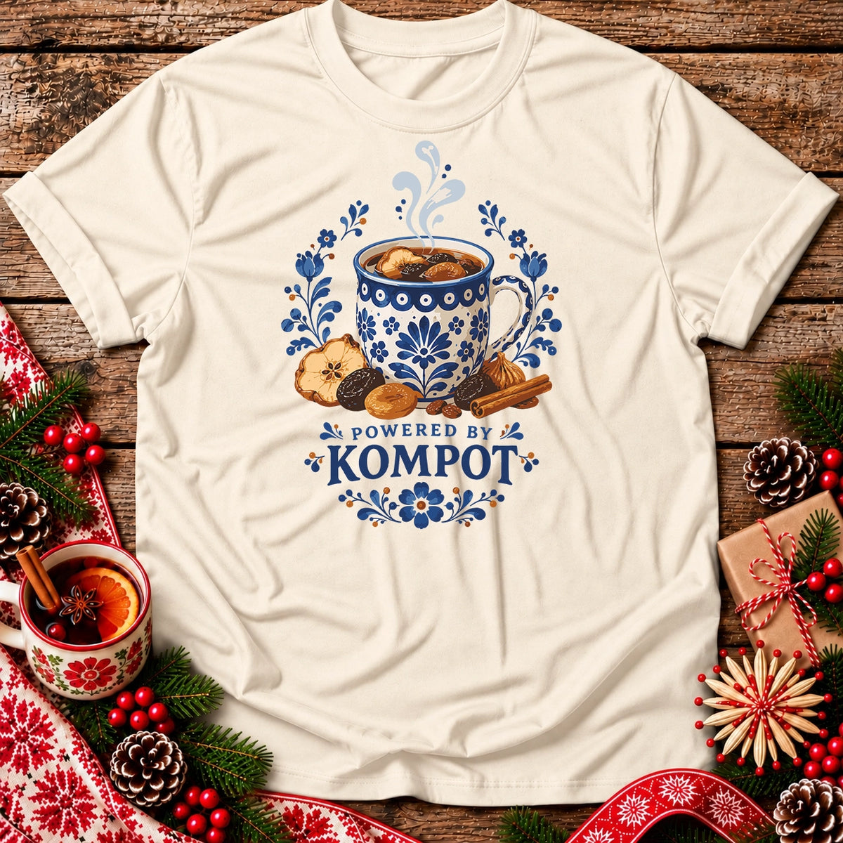 Powered by Kompot z Suszu Unisex T-Shirt