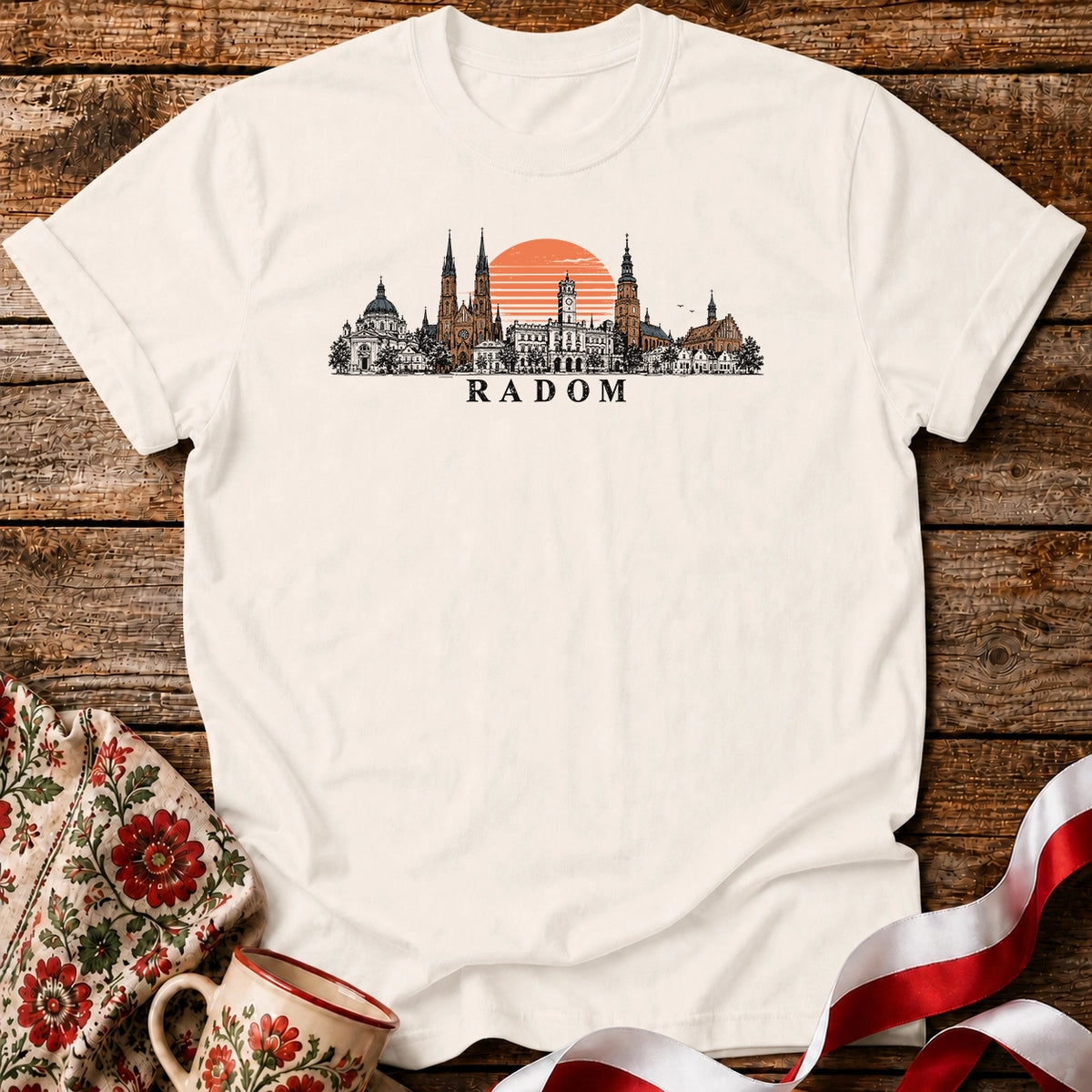 Radom Sunset Skyline Unisex T-Shirt