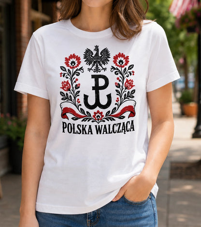 Polska Walcząca Folk Women's Relaxed T-Shirt