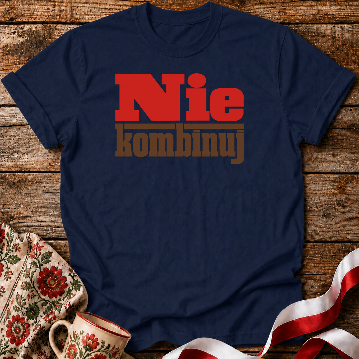 Nie Kombinuj PRL Style Polish Saying Unisex T-Shirt