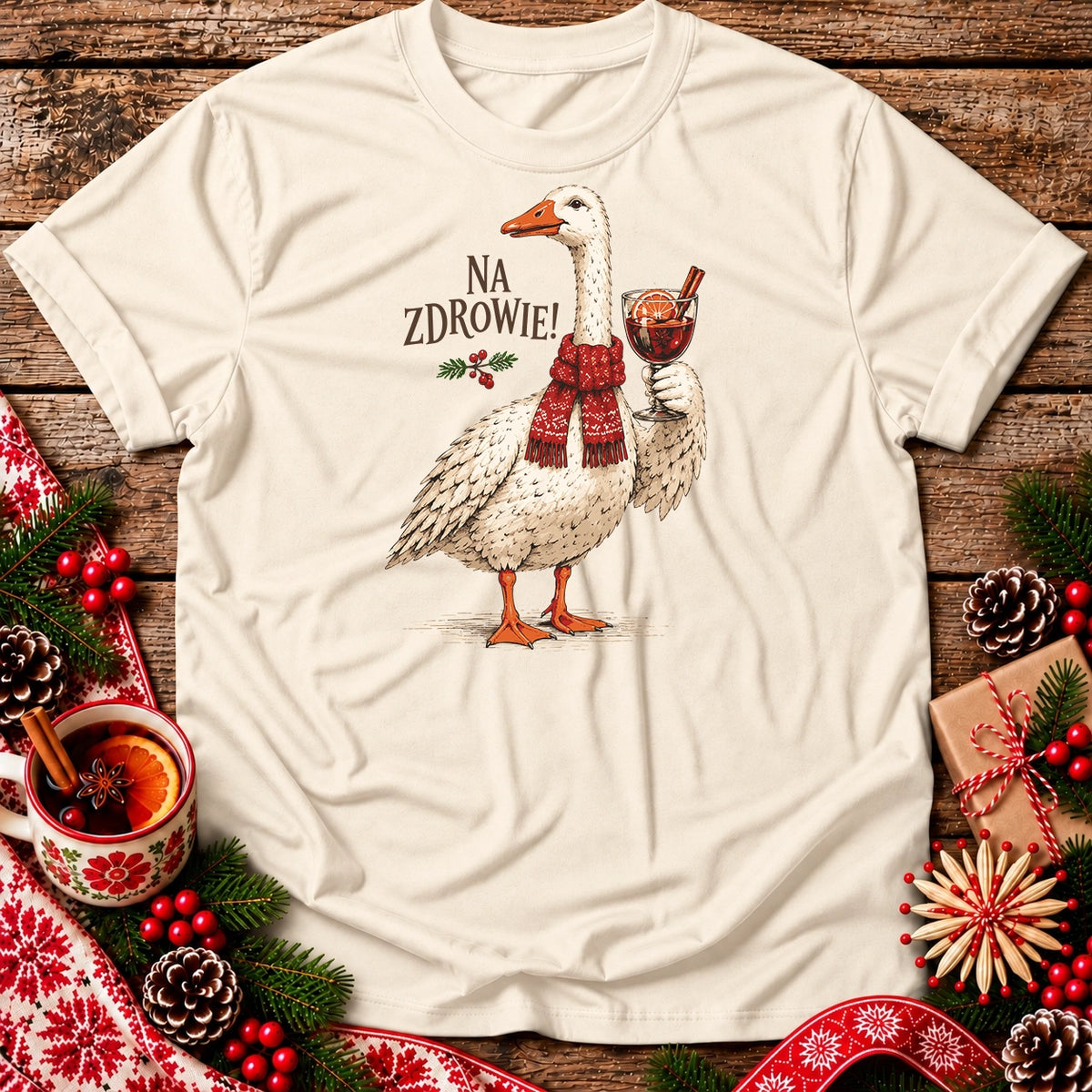 Na Zdrowie Funny Polish Christmas Unisex T-Shirt