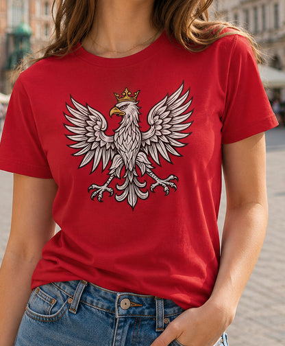 Crowned Eagle Minimal Unisex T-Shirt