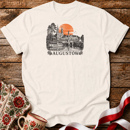 Augustów Sunset Skyline Unisex T-Shirt