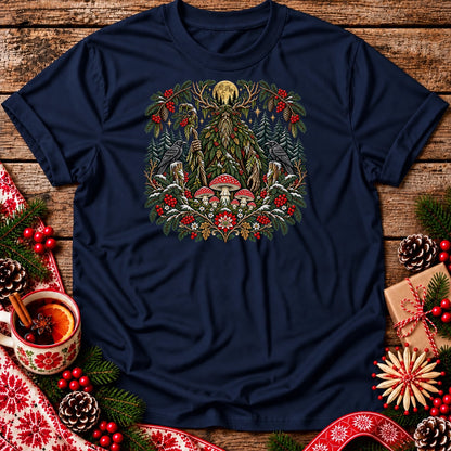 Christmas Leshy Under the Full Moon Unisex T-Shirt