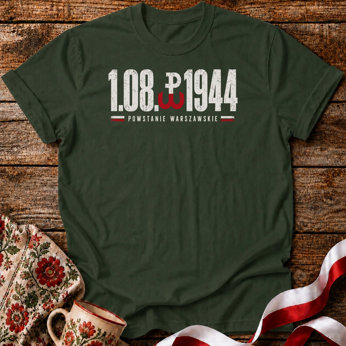 Powstanie Warszawskie 1.08.1944 Unisex T-Shirt