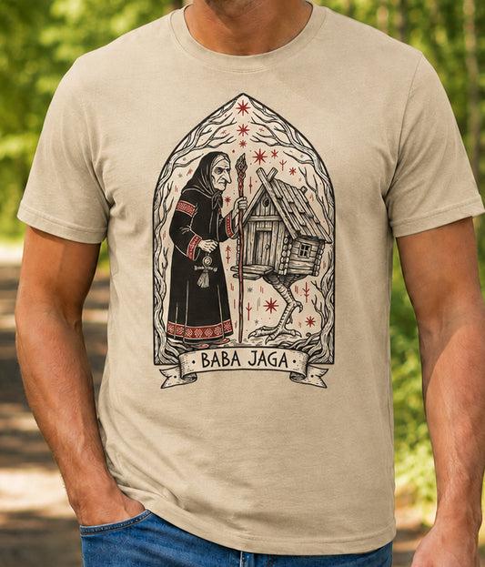 Baba Jaga of Slavic Folklore Unisex T-Shirt