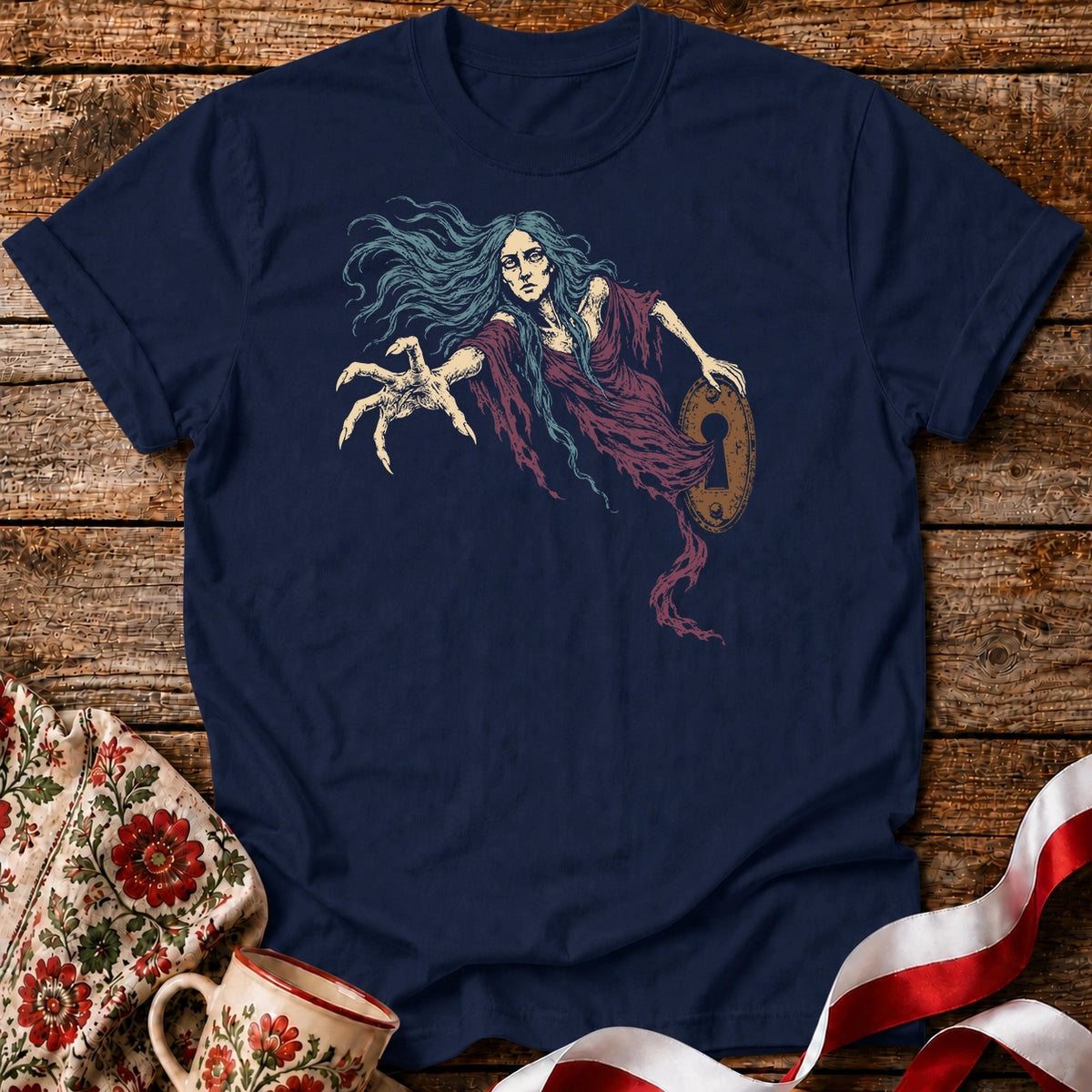Zmora Through the Keyhole Unisex T-Shirt
