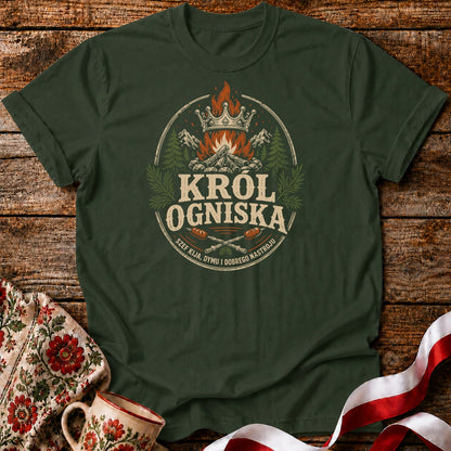 Król Ogniska Unisex T-Shirt