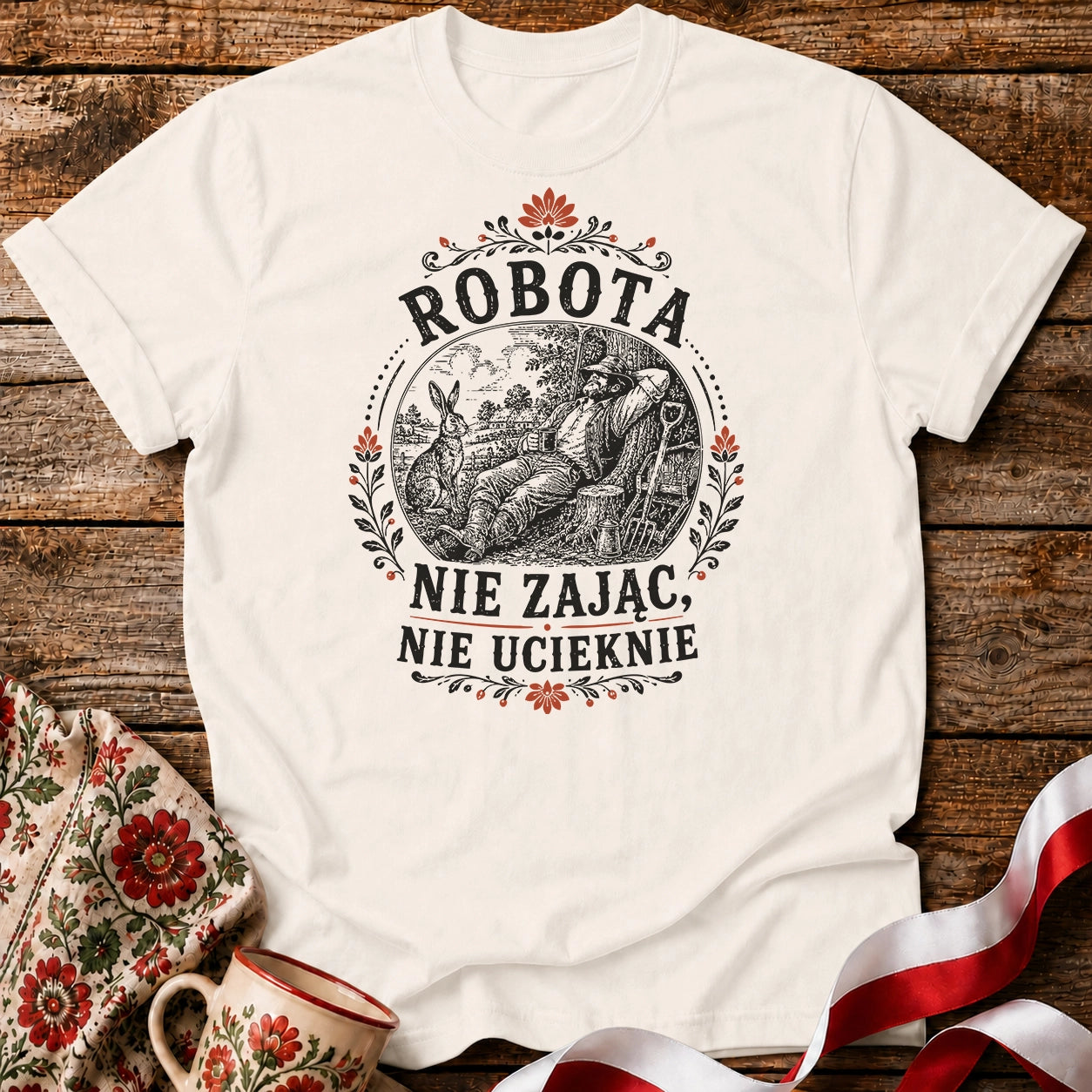 Robota Nie Zając Unisex T-Shirt