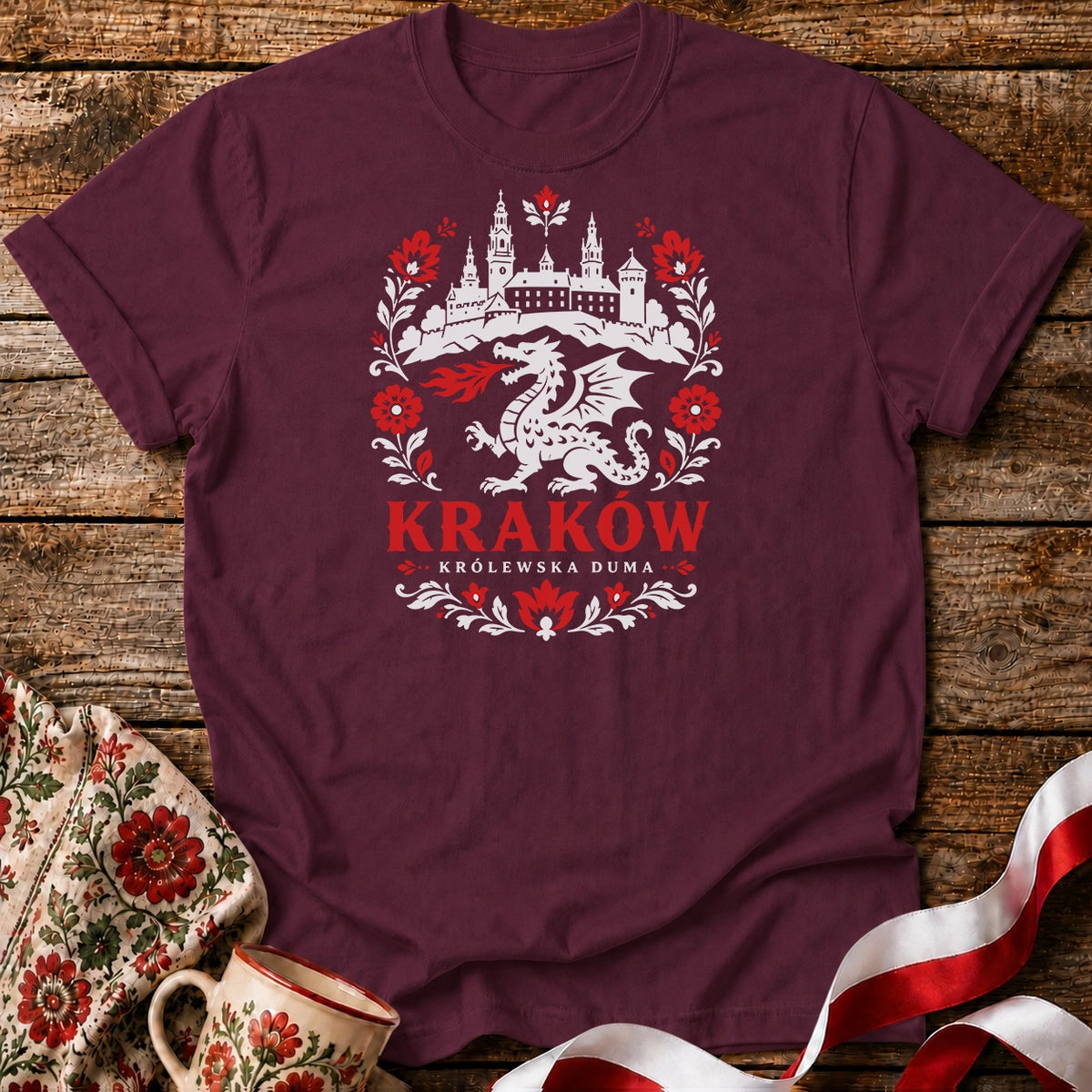 Kraków Królewska Duma Unisex T-Shirt