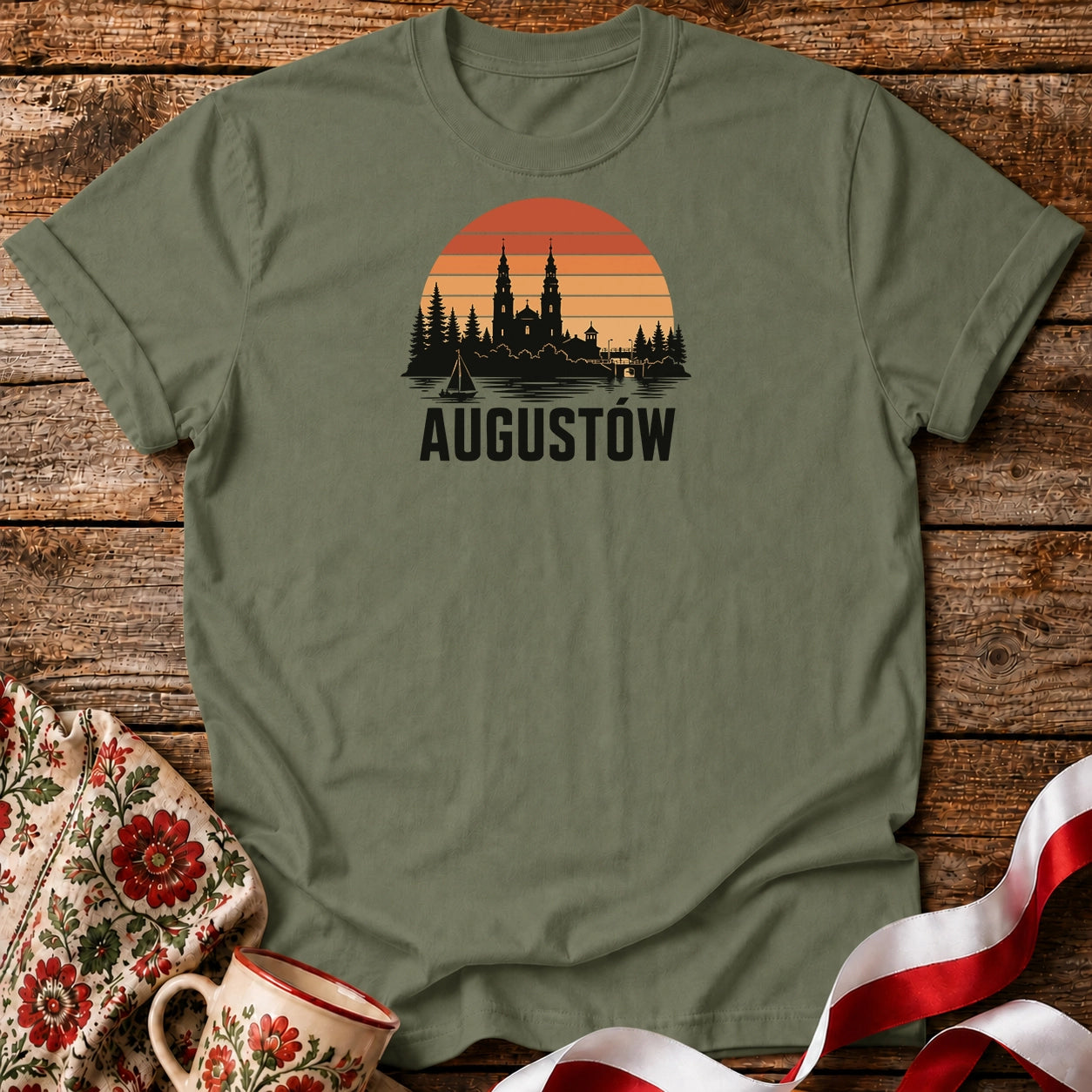Augustów Sunset Unisex T-Shirt