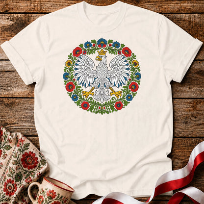 Polish Eagle Folk Art Unisex T-Shirt