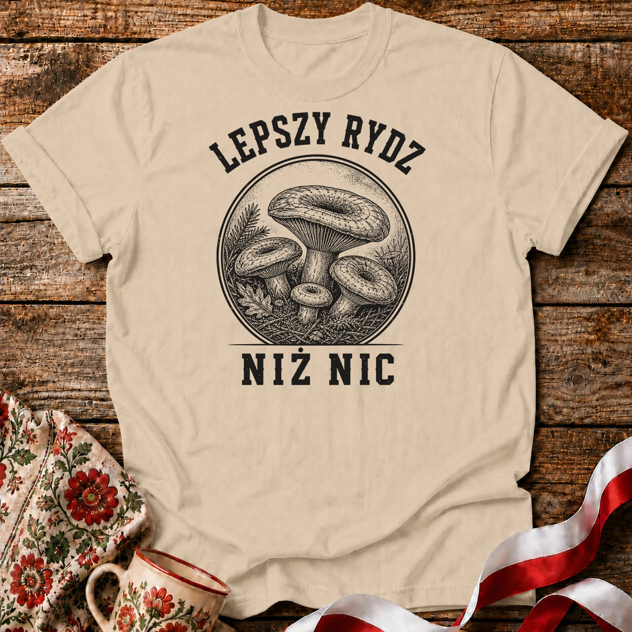 Lepszy Rydz Niż Nic Unisex T-Shirt