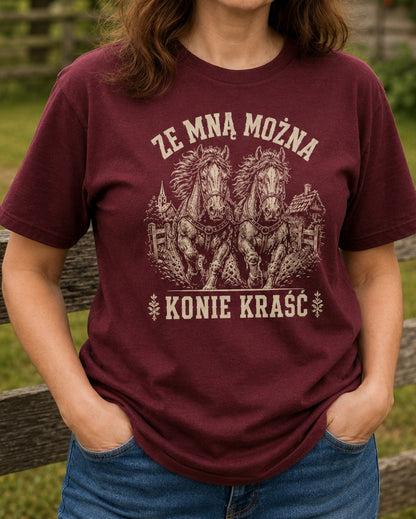 Konie Kraść Unisex T-Shirt