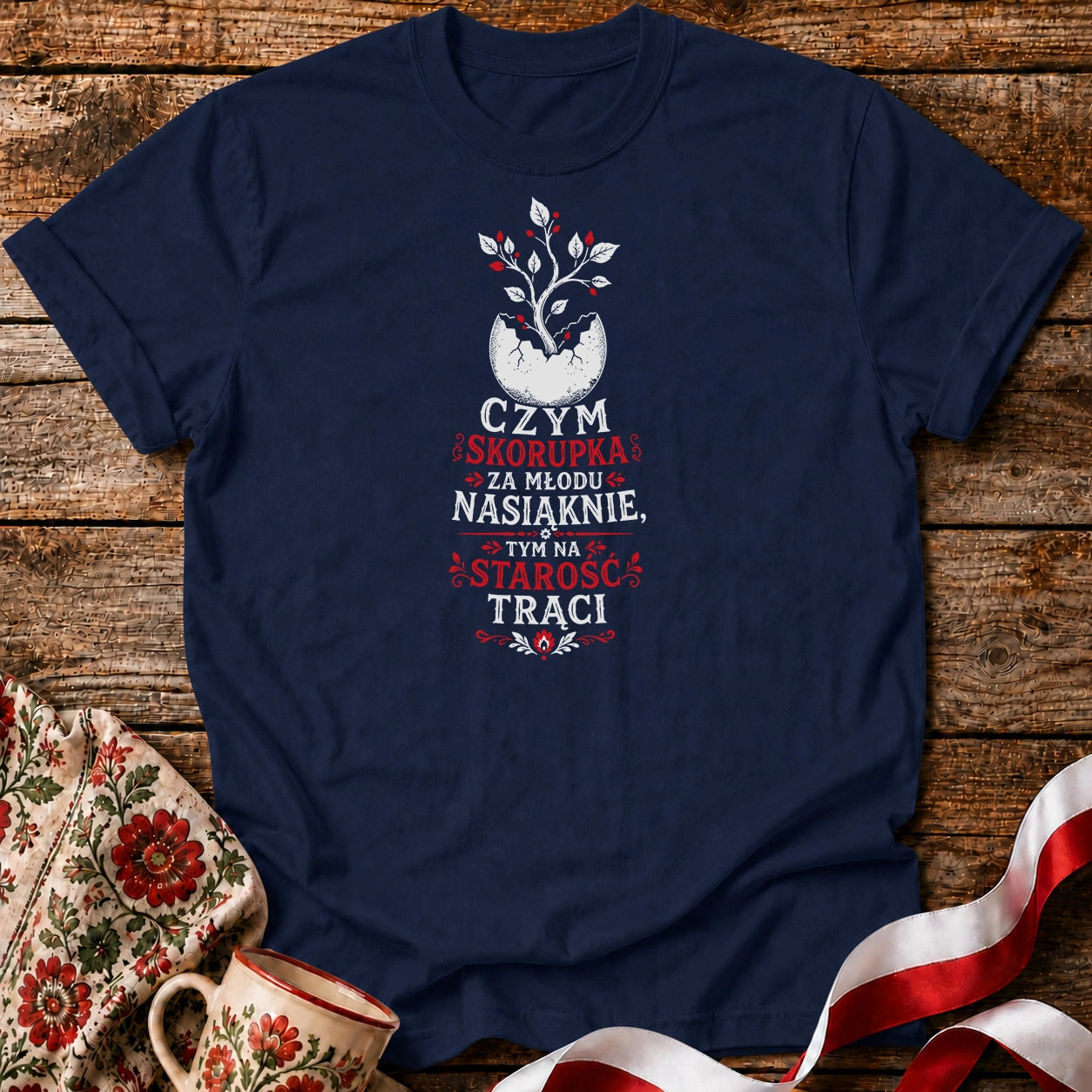 Czym Skorupka Nasiąknie Unisex T-Shirt