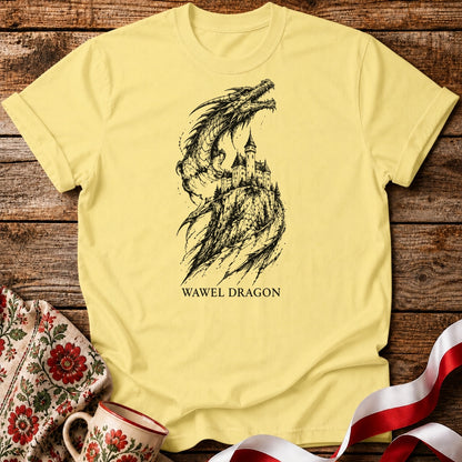 Wawel Dragon Over the Castle Unisex T-Shirt