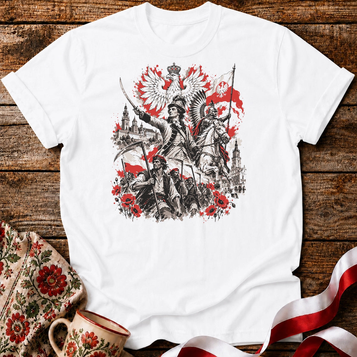 Polish Heritage and Freedom Unisex T-Shirt