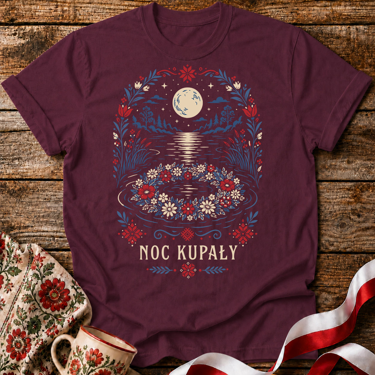 Noc Kupały Slavic Folklore T-Shirt